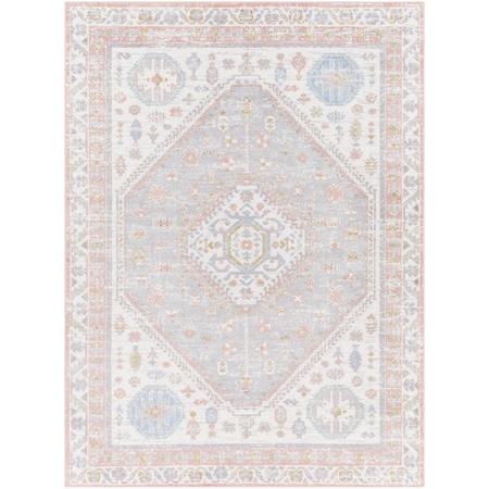 Livabliss Lavadora LVR-2348 Machine Washable Area Rug LVR2348-67RD